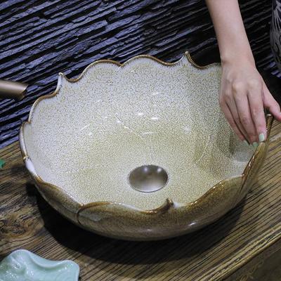 Hand-made art basin - xyx-Gd-F02