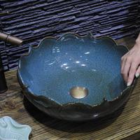 Hand-made art basin - xyx-Gd-F04