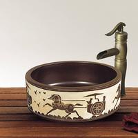 Hand-made art basin - xyx-Gd29-1019