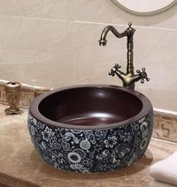 Hand-made art basin - xyx-Gd12-02
